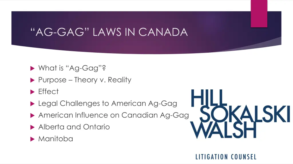 ag gag laws in canada