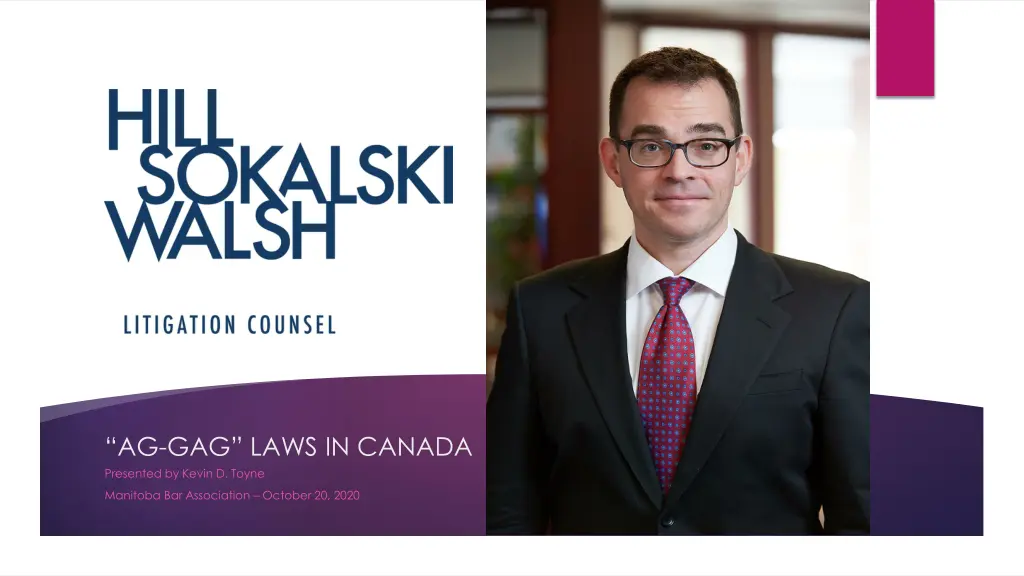ag gag laws in canada presented by kevin d toyne 1