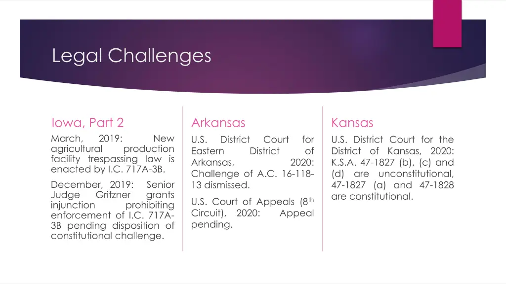 legal challenges 1