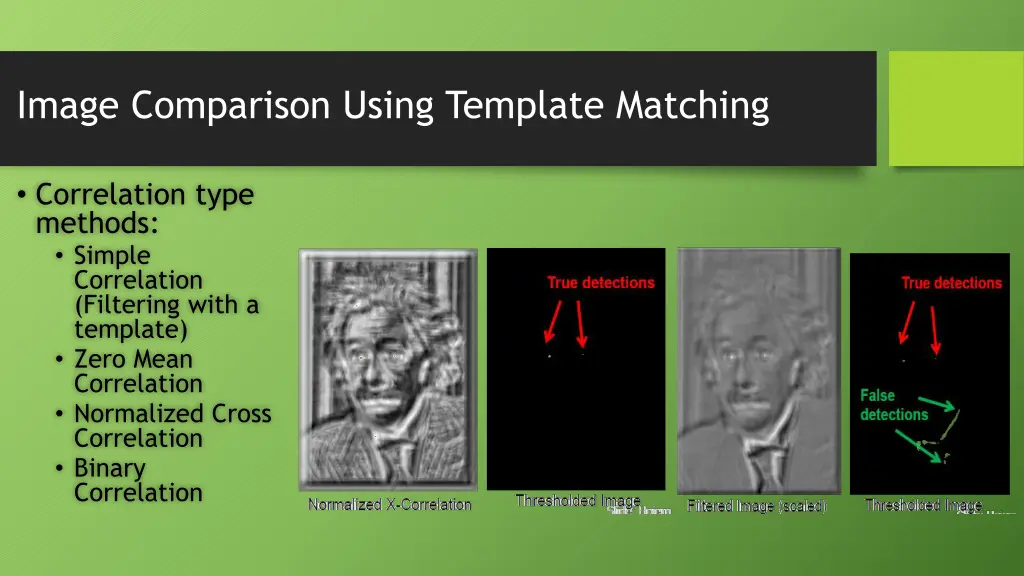 image comparison using template matching