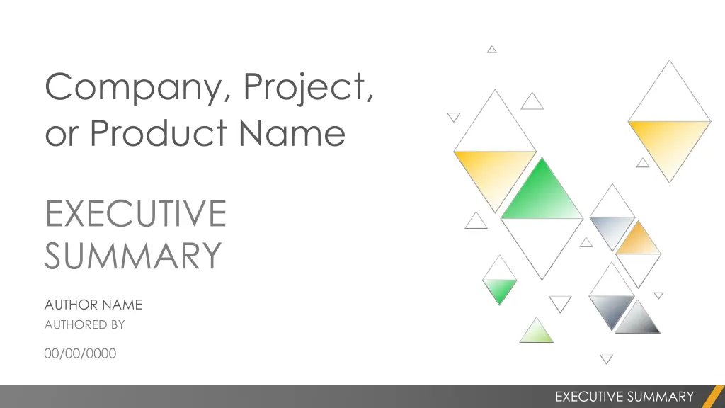 company project or product name