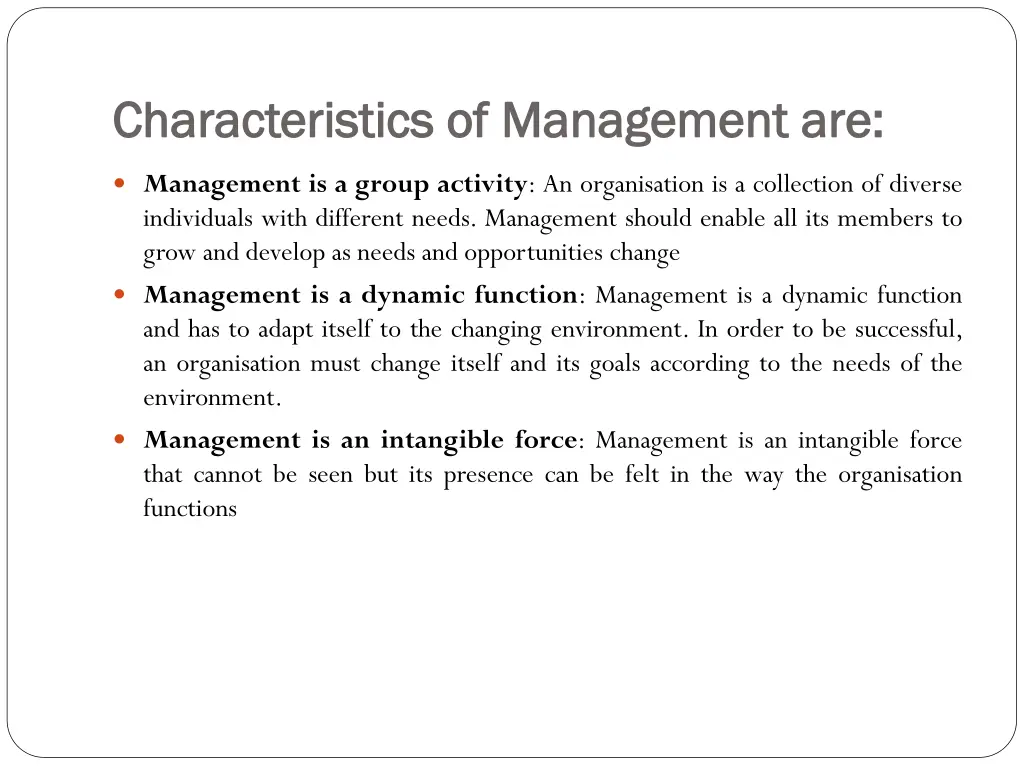 characteristics of management are characteristics 1