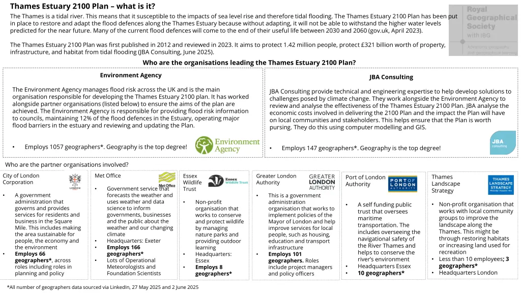thames estuary 2100 plan what is it the thames