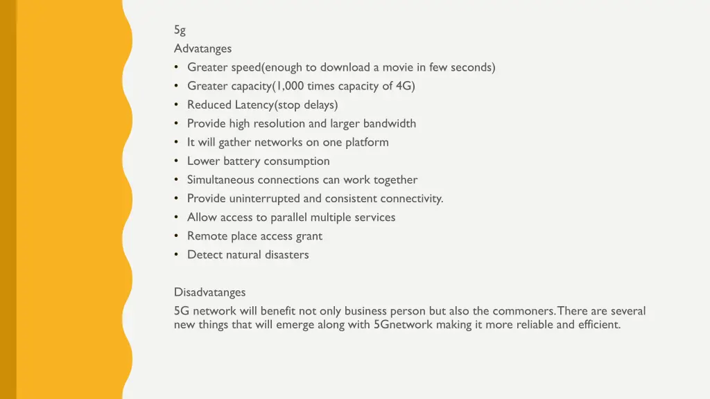 5g advatanges greater speed enough to download