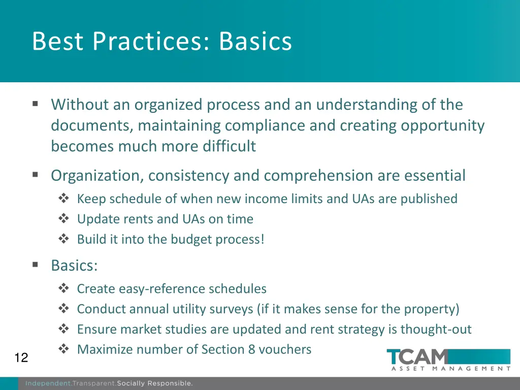 best practices basics