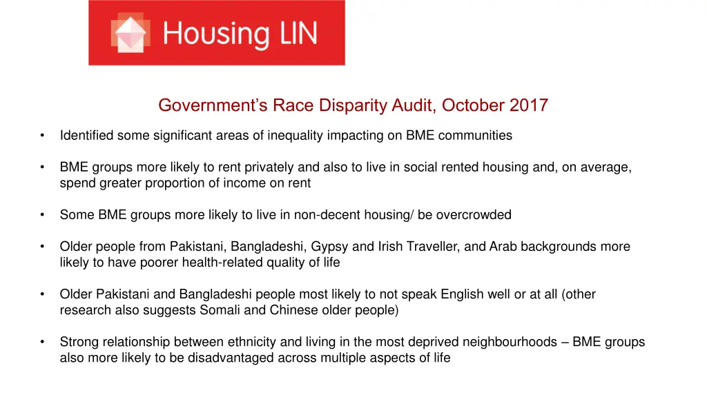 government s race disparity audit october 2017