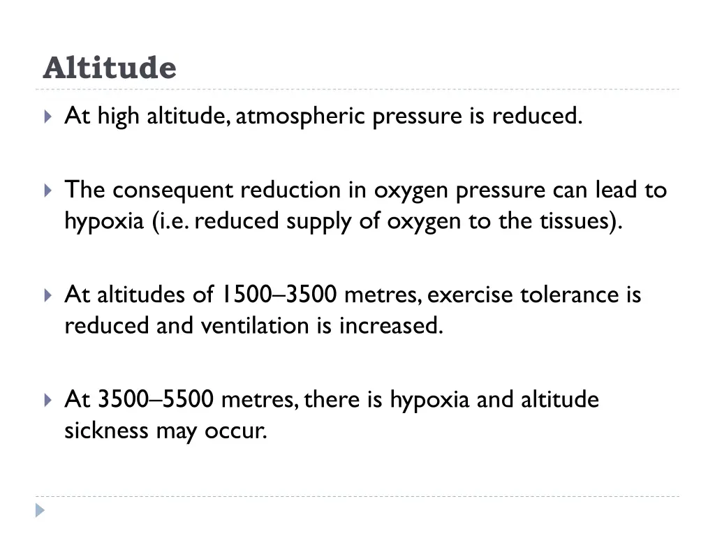 altitude