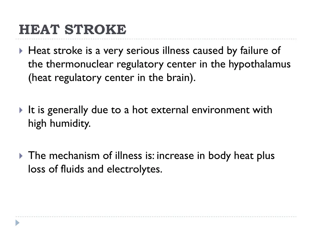 heat stroke