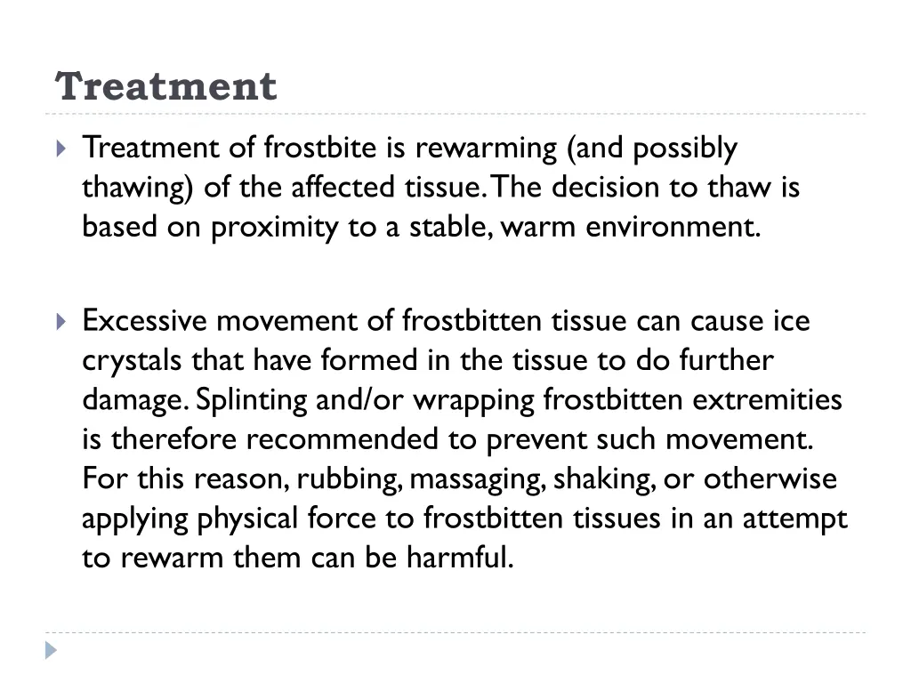 treatment