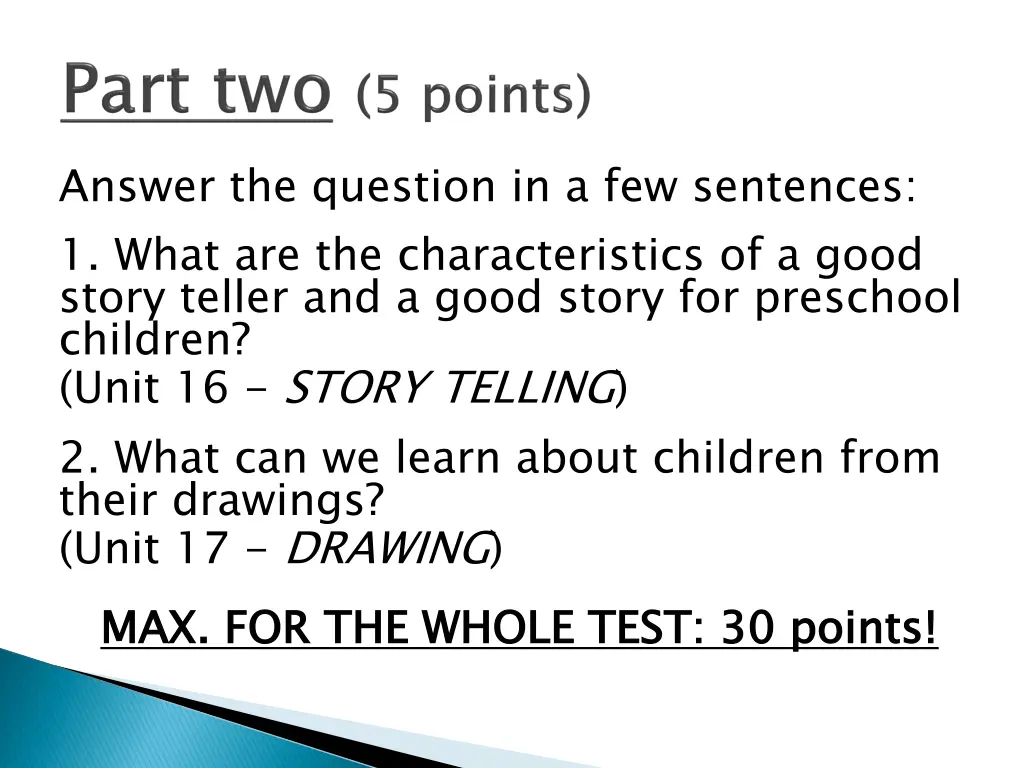 answer the question in a few sentences 1 what