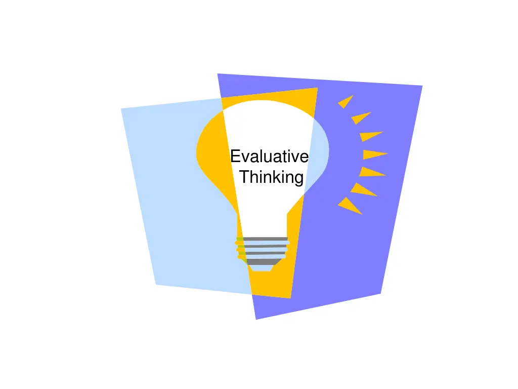evaluative thinking