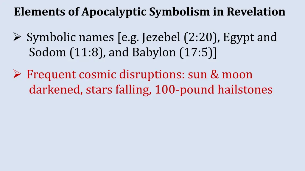 elements of apocalyptic symbolism in revelation 4