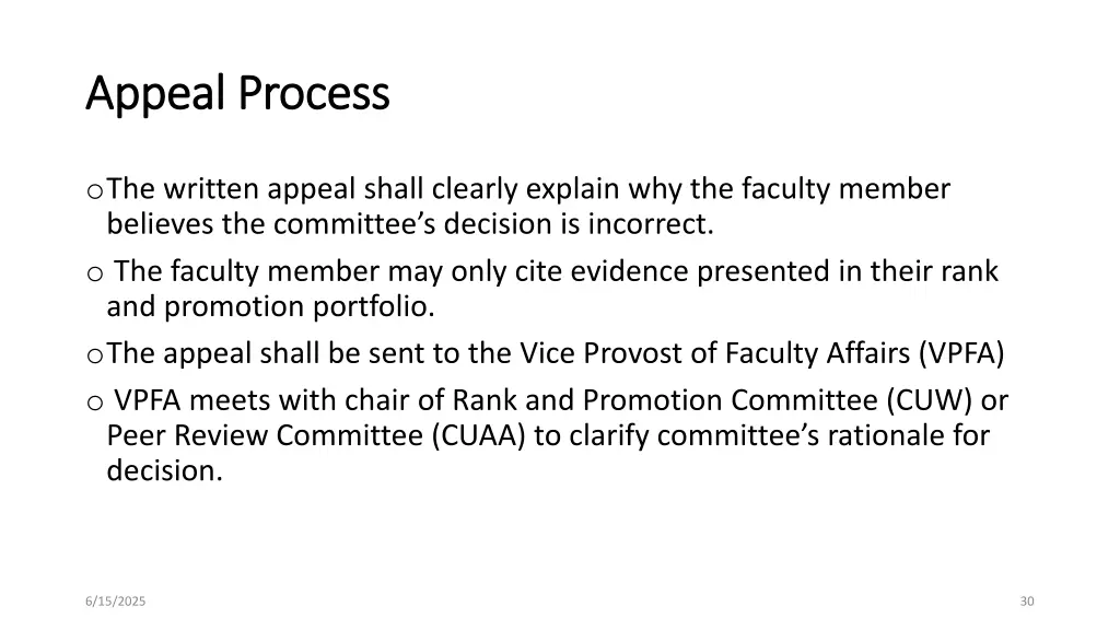 appeal process appeal process 1