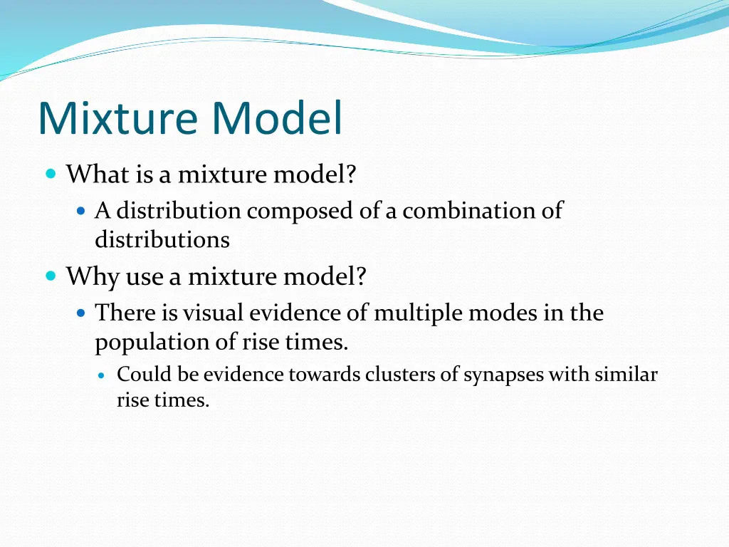 mixture model