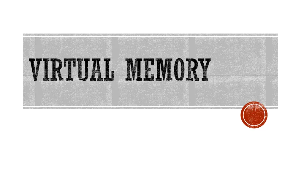 virtual memory