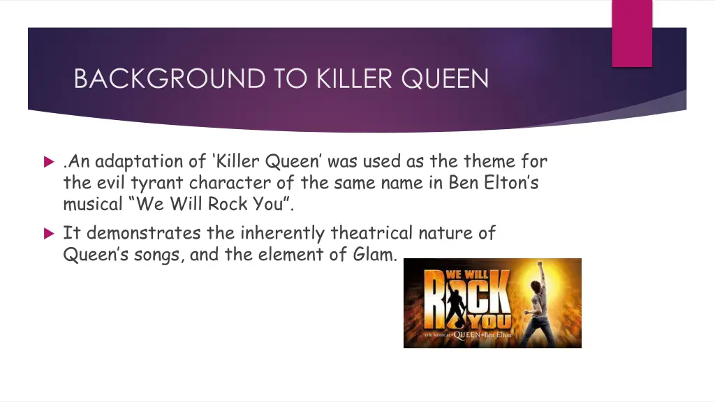 background to killer queen 1