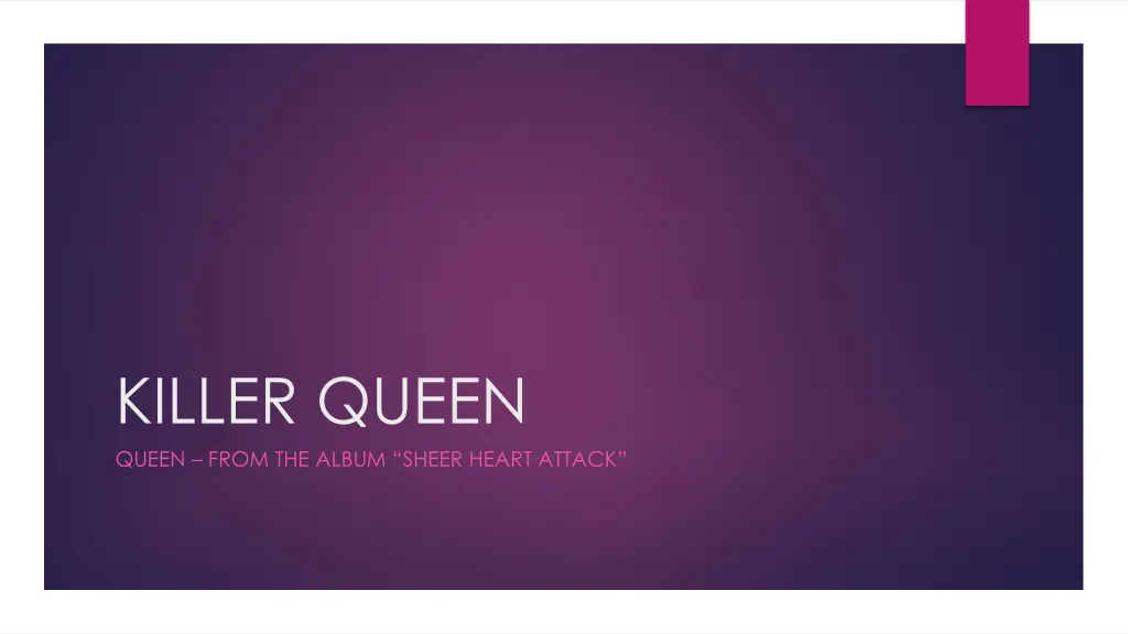 killer queen queen from the album sheer heart