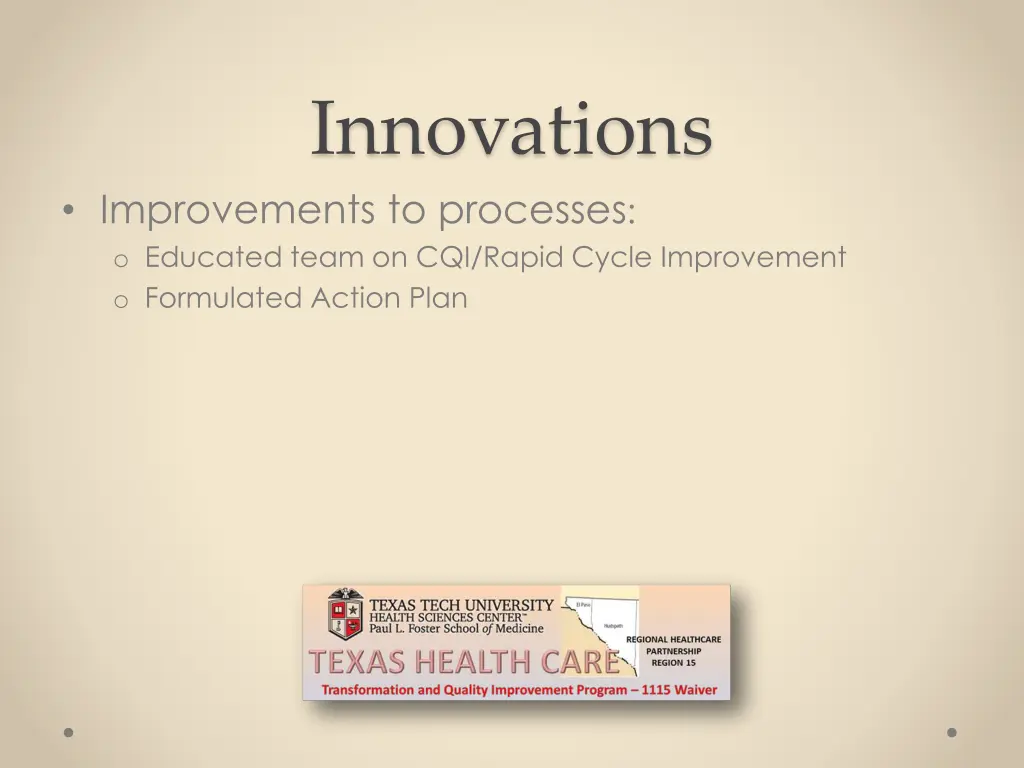 innovations