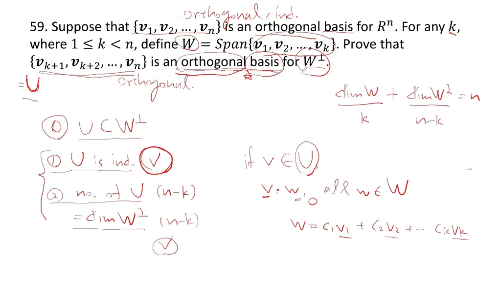 59 suppose that 1 2 is an orthogonal basis