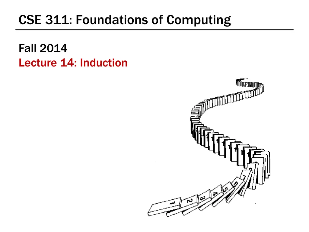 cse 311 foundations of computing