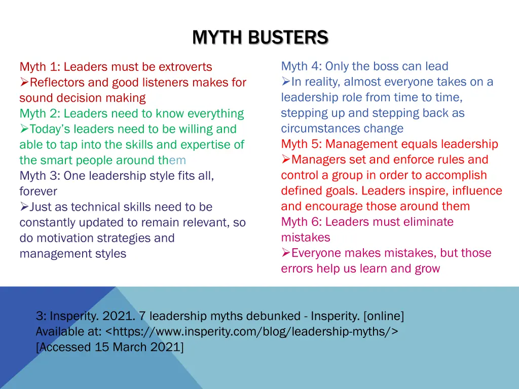 myth busters