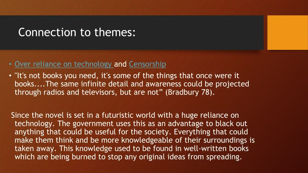 connection to themes 1