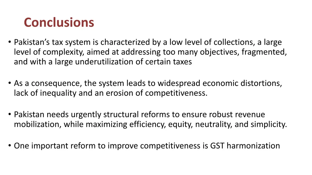 conclusions