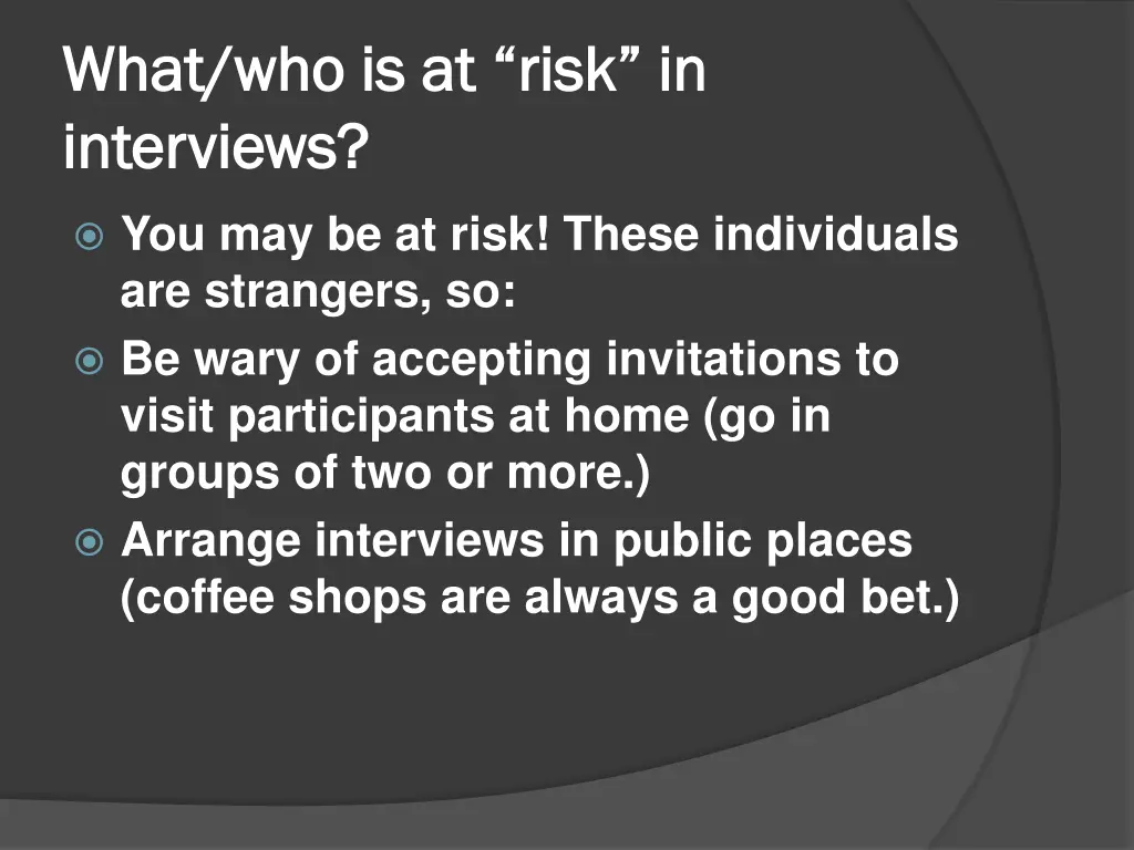 what who is at risk in what who is at risk 3