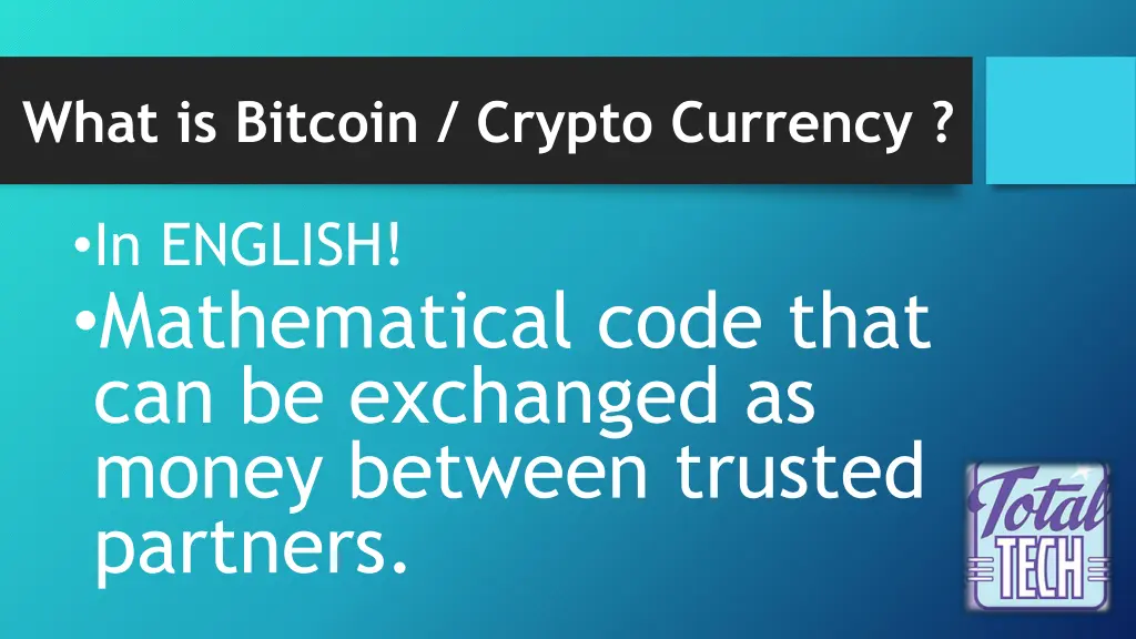 what is bitcoin crypto currency 1