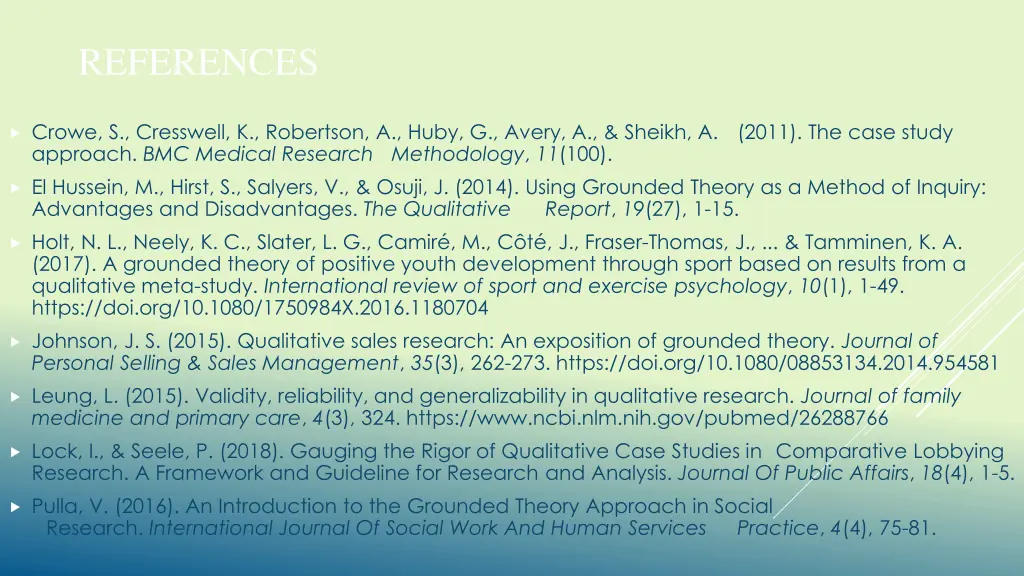 references