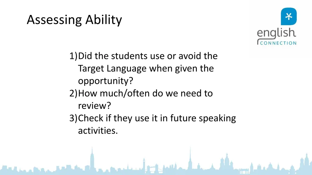 assessing ability