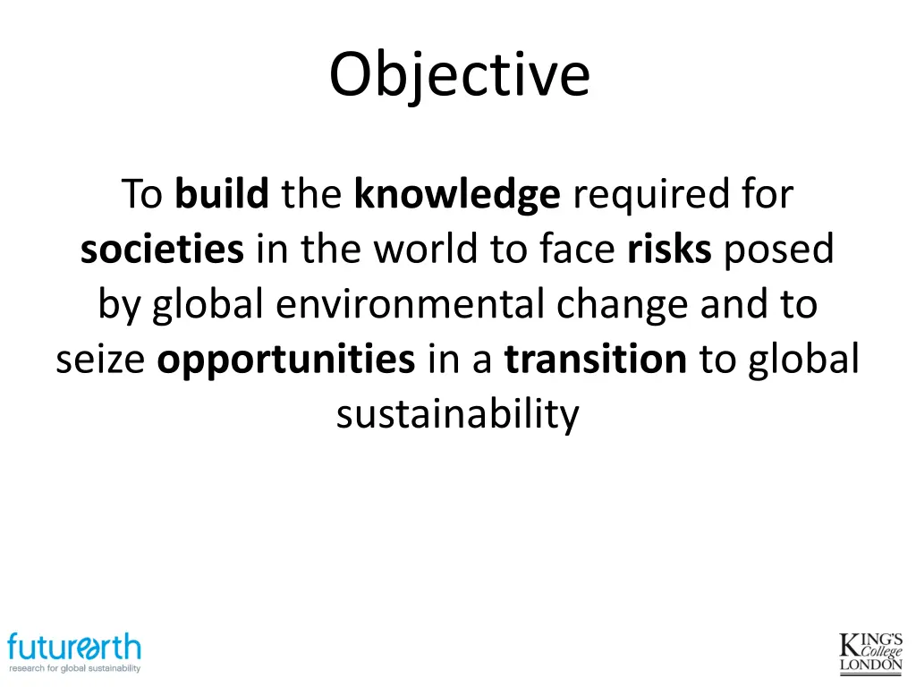 objective