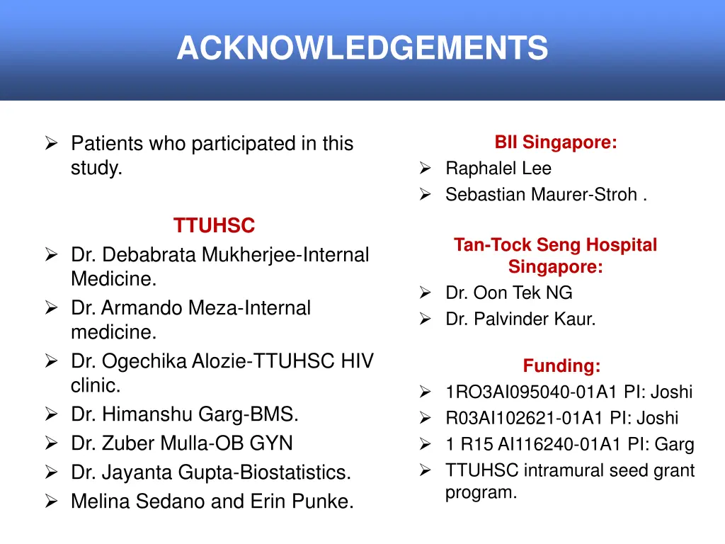 acknowledgements