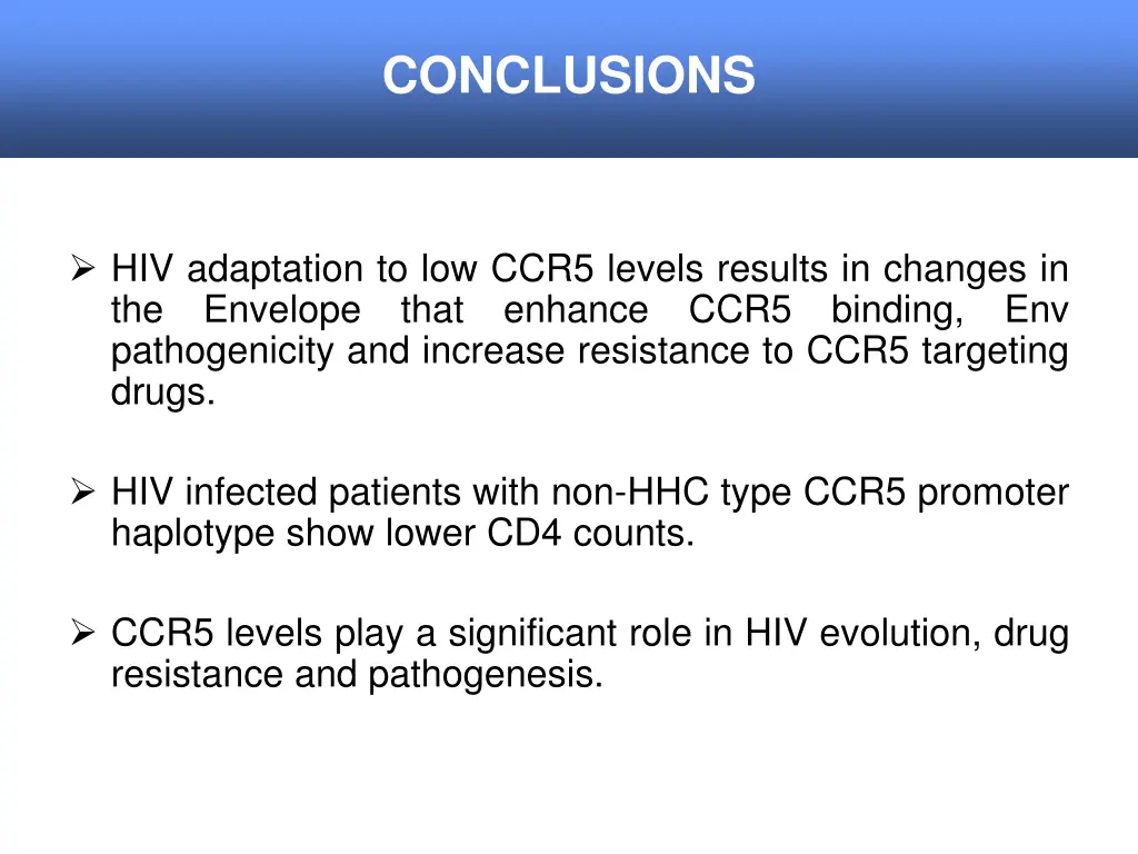 conclusions