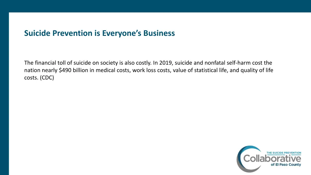suicide prevention is everyone s business
