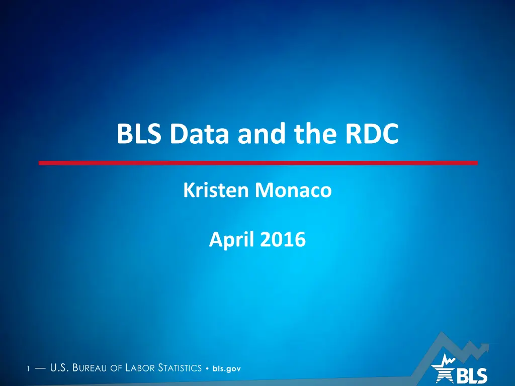 bls data and the rdc
