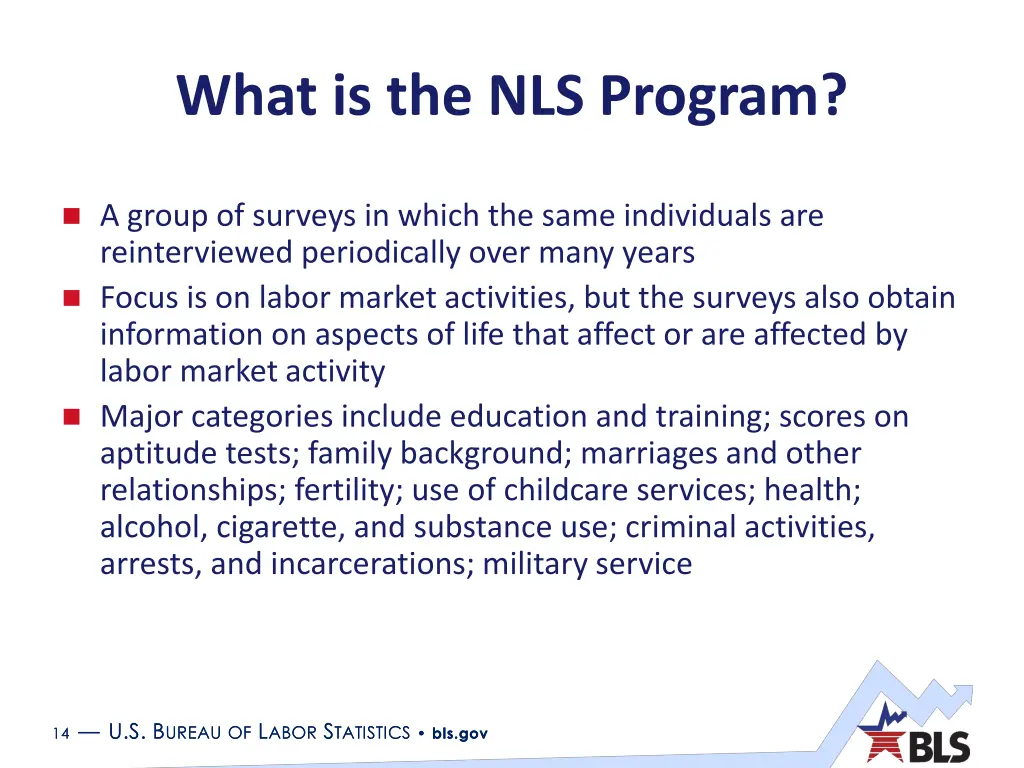 what is the nls program