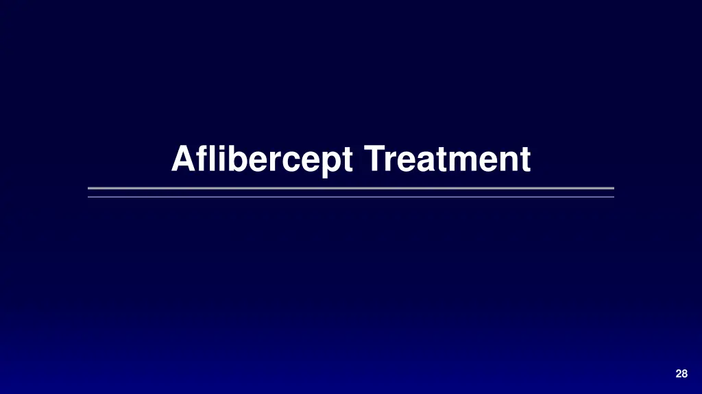 aflibercept treatment