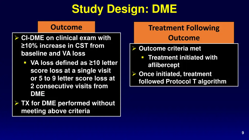 study design dme