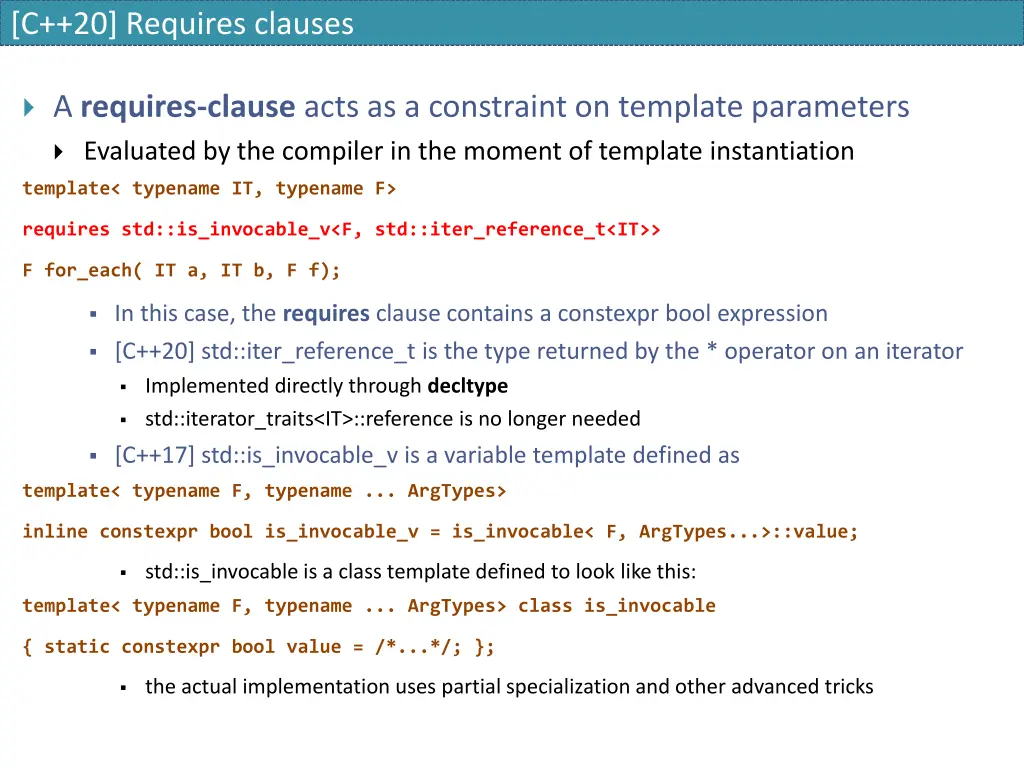 c 20 requires clauses