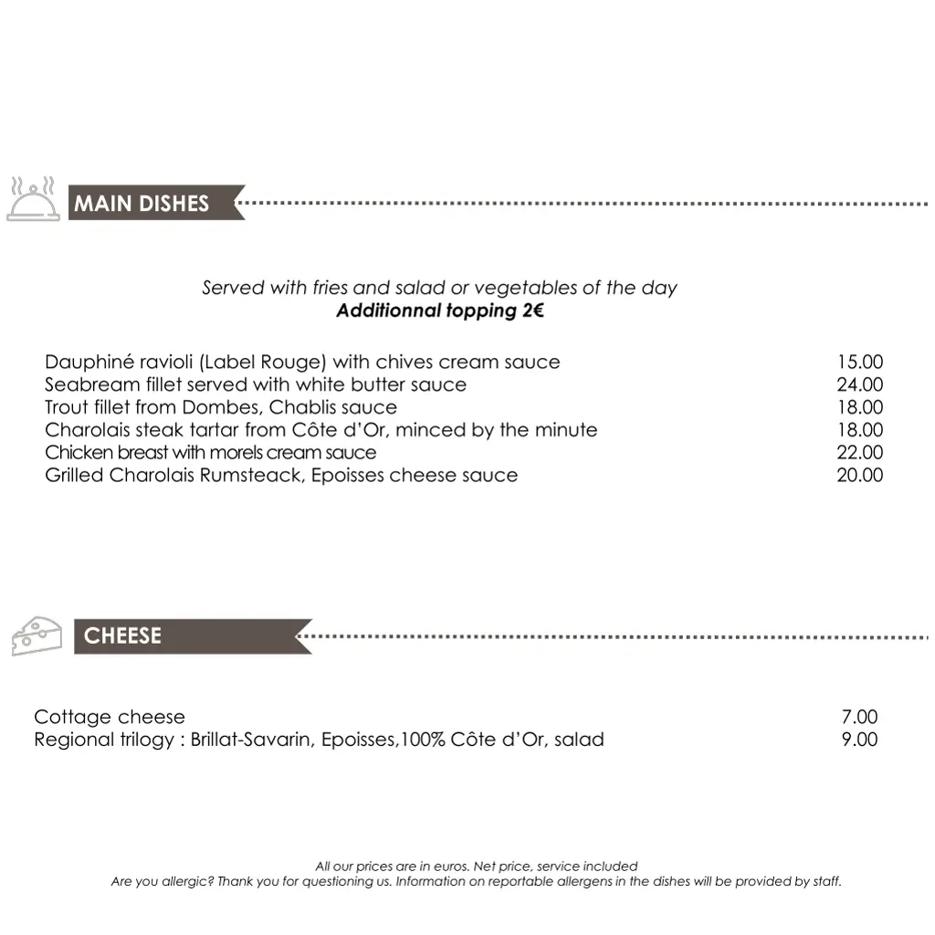 main dishes