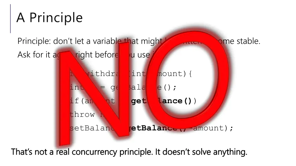 a principle 1