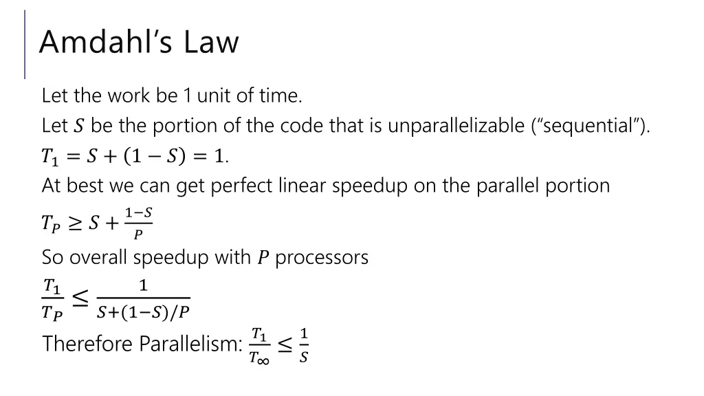 amdahl s law 2