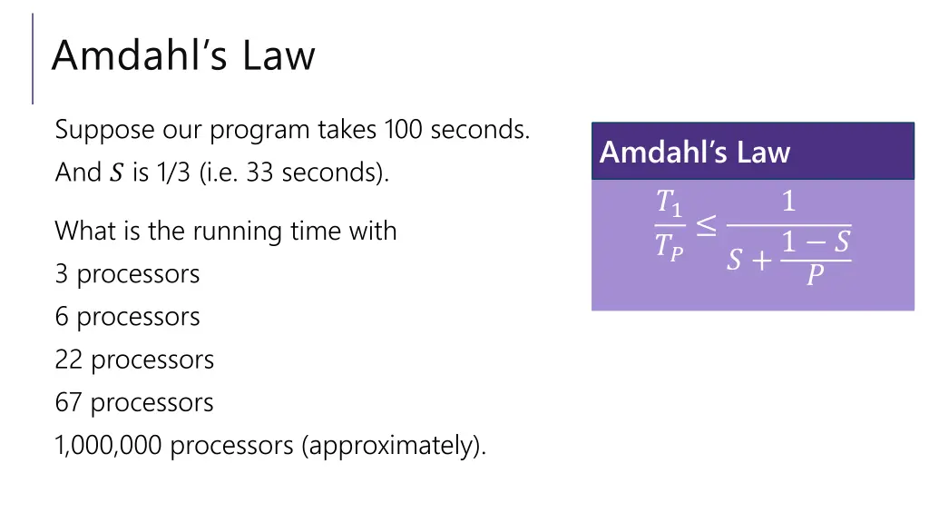 amdahl s law 3