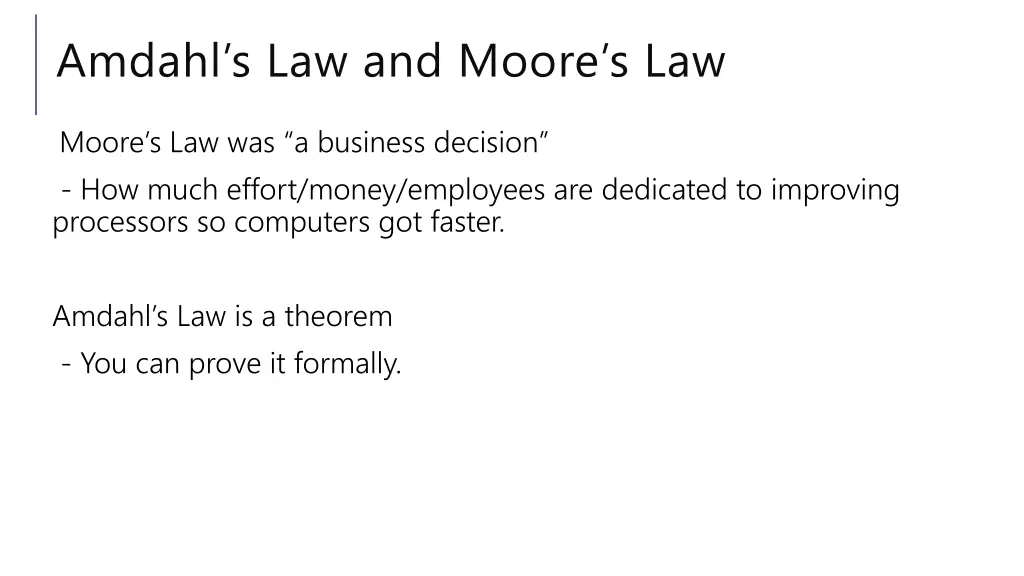 amdahl s law and moore s law 1