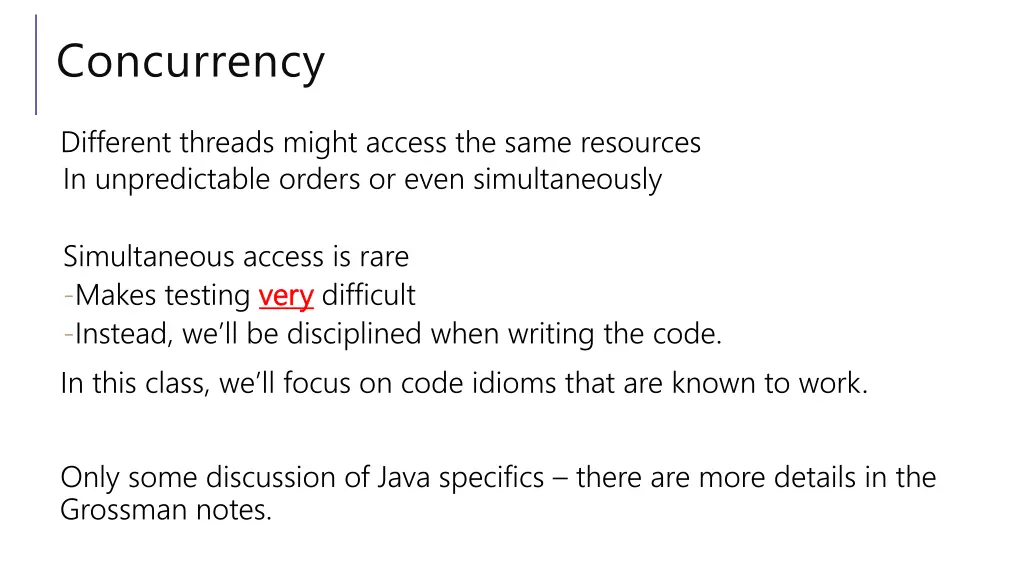 concurrency 1