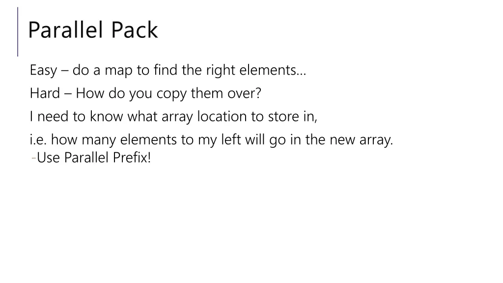 parallel pack 2
