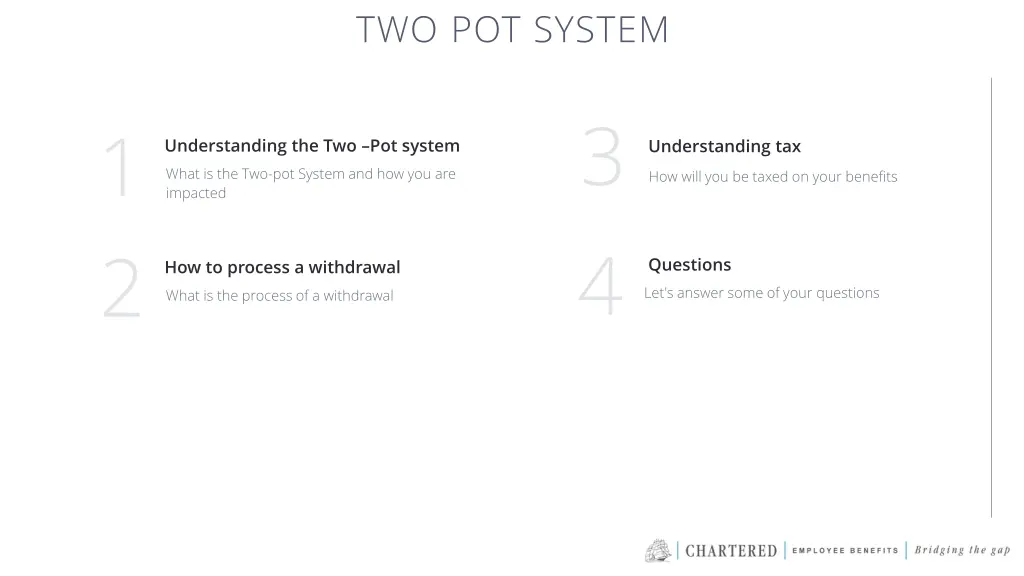 two pot system