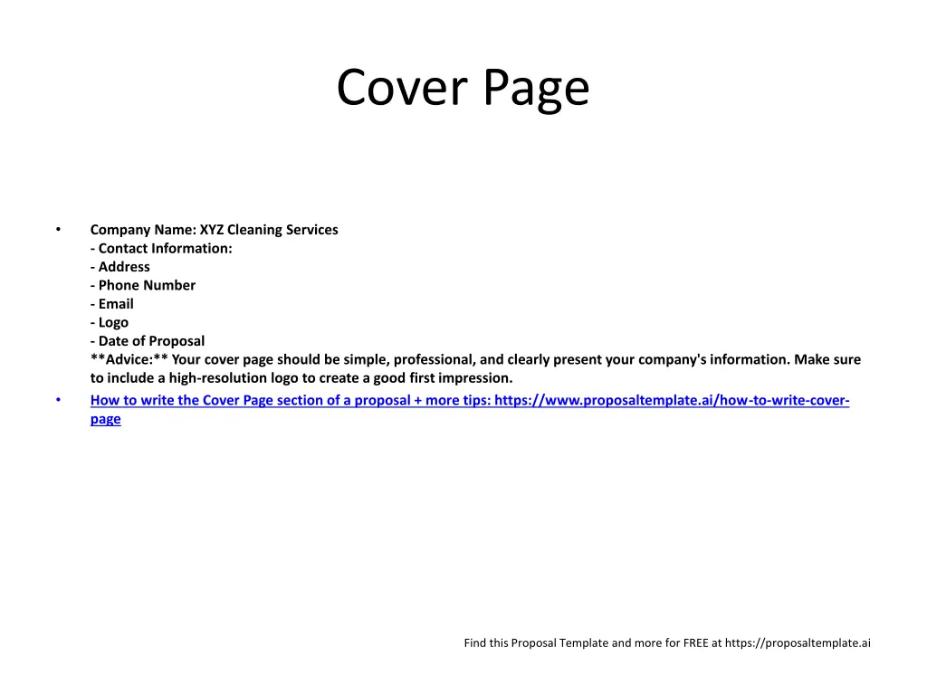 cover page