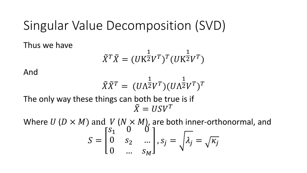 singular value decomposition svd